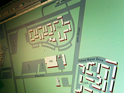 Campus Map 03 campus design dumbwaiter map navigate path road street