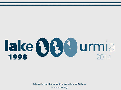 Lake Urmia design poster design