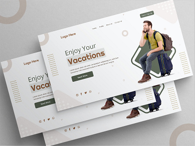 Travel - UI/UX Landing Page design