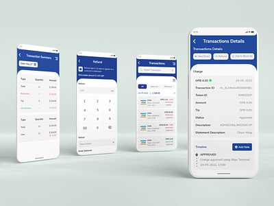 Online Transaction - UI mobile app design