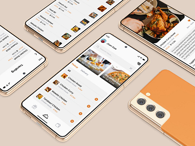 Mobile App IOS - Food Delivery App 🍔 adobe xd android app application clean cook figma food delivery app food design foodie ios landing page menu mobile app product design restaurant app ui ux visual design visualize