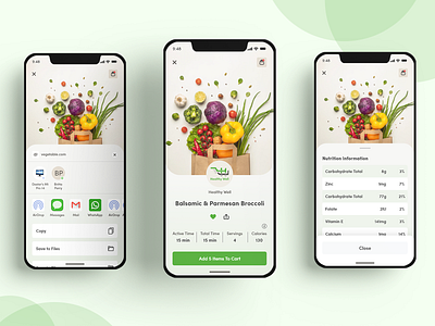 Food App - Healthy Food Apps🥬 android calories chinese food clean clean food diet dinner eat food health healthy food ios lunch menu minimalist mobile app salad ui ux vegetables visual design