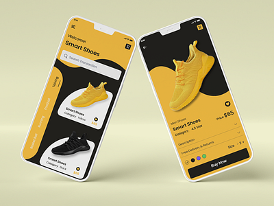 Shoe Shop Mobile App UI Design