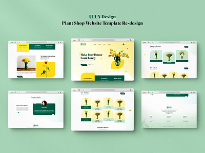 UI UX - Plant Shop Website Design