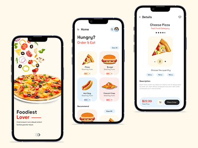 Food Delivery App Design