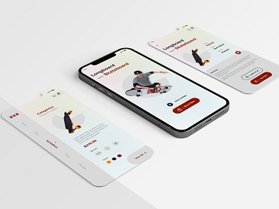 Skateboard Onboarding - App Design app clean cycle daily ui electric scooter electric vehicle minimal mobile app onboarding product app product design riding app rumble scooty scrubber skate skateboard tesla travel visual design