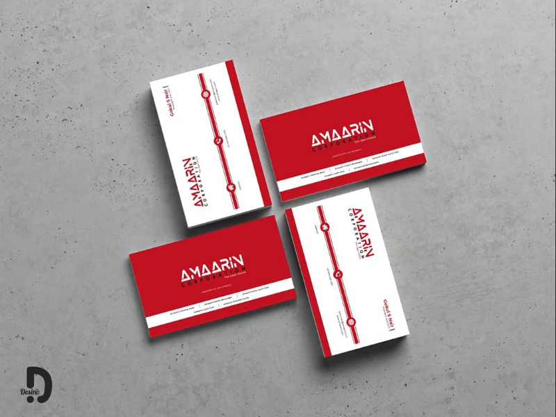 Amaarin - business card designs printdesigns marketing advertising
