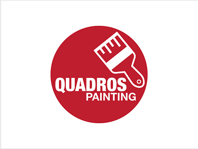 Quadros Painting Corporation advertising branding business icon logo typogaphy vector