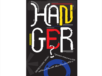 Hanger design logo typography