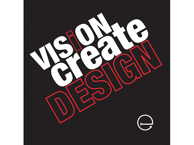 Vison Create Design design illustration typography vector