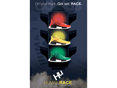 Adidas HumanRace Poster