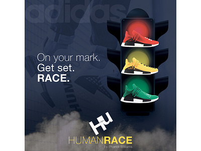 Human Race advertising art branding design image photography typography