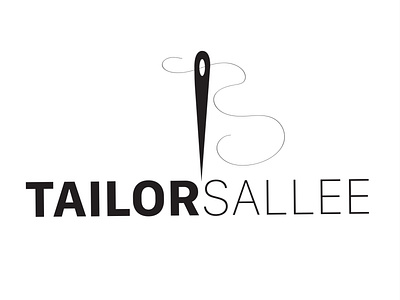 Tailor Sallee branding design illustration logo logodesign typography vector