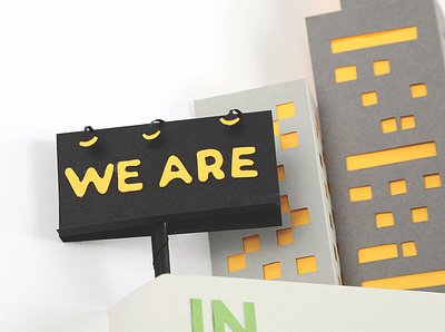 We are inTOXICating concept design illustration paper art papercut poster