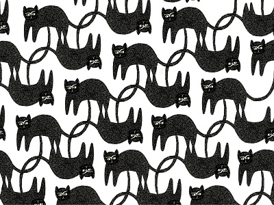 Cat Pattern cat cats childrens illustration design illustration illustration art illustrations ipadpro pattern procreate