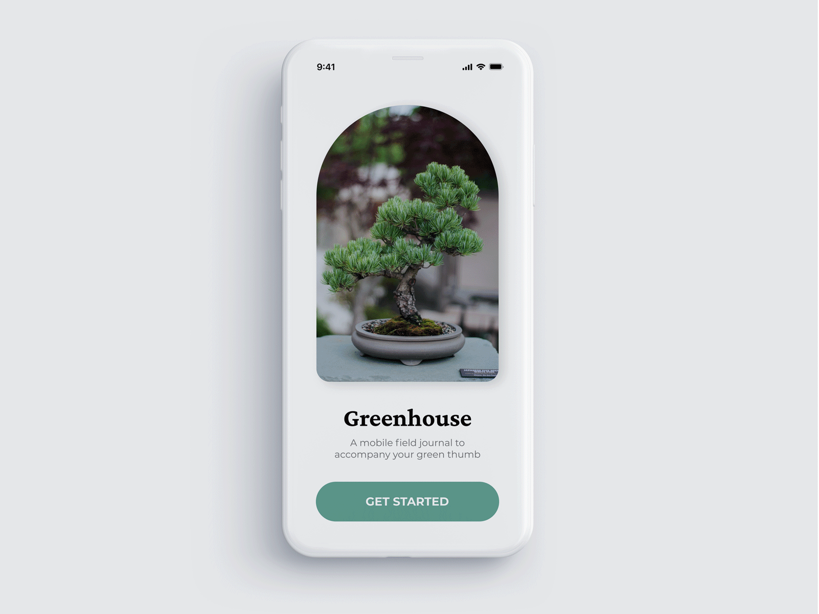 Greenhouse adobe xd app design bonsai figma graphic design plants succulents ui user interface design