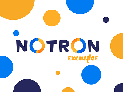 Notron Exchange Logo Concept art brand identity branding design graphic design illustration illustrator logo logo design type typography vector
