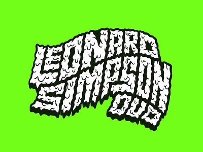 LSD (Leonard Simpson Duo) handlettered handlettering handletters hiphop ipadart leonard charles leonard simpson duo lettering logo logotype melt