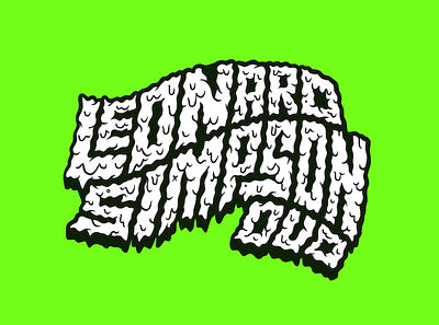 LSD (Leonard Simpson Duo) handlettered handlettering handletters hiphop ipadart leonard charles leonard simpson duo lettering logo logotype melt