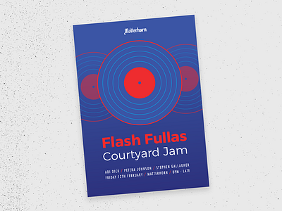 Flash Fullas gig poster