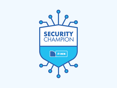 FINN - Security Champion brand branding design finn finn.no it it security logo logo design security security logo vector