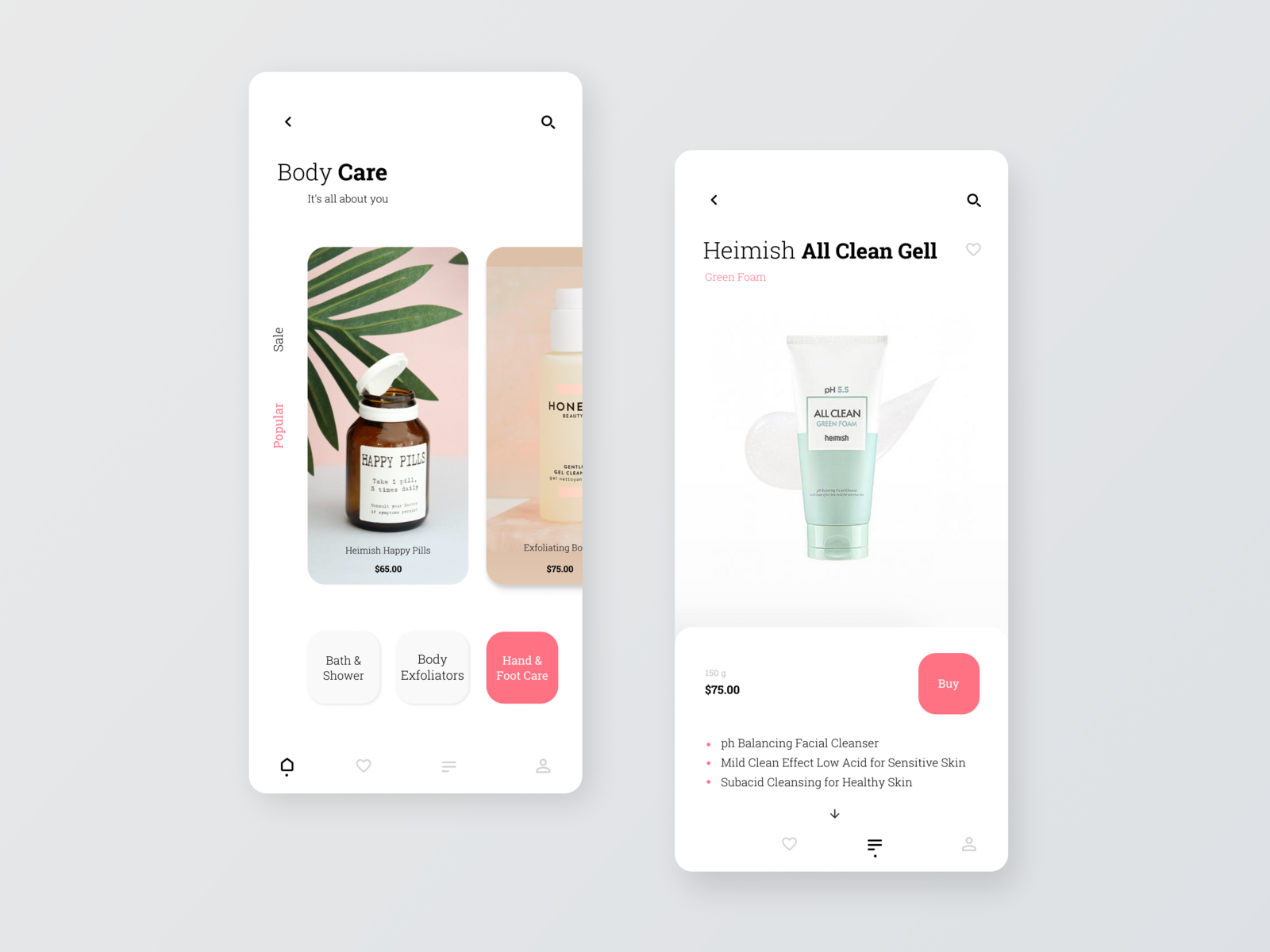 Cosmetic eCommerce Shop by Yulia Fist on Dribbble