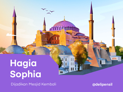 Hagia Sophia Illustration