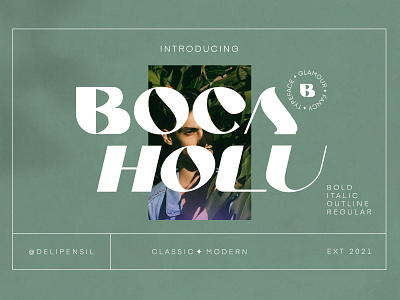 Boca - Botanical Serif Typeface botanical classic elegant font font family fonts green inspiration purple serif ui ux