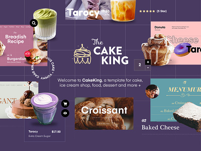 The Cake King - Multipurpose Template Website