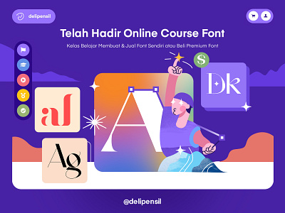 Delipensil Online Course Font