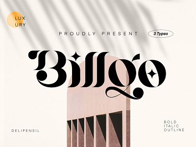 Billqo - Modern Serif Typeface classic clean elegant font fonts serif ui