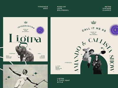 Ligtra - Classic Serif Typeface classy clean font modern serif