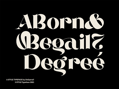 ABORN Modern Serif/Vintage Font font modern retro serif vintage
