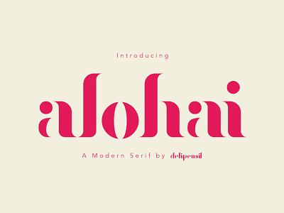 Alohai Medium Font