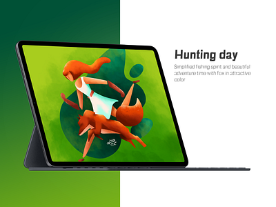 hunting day art