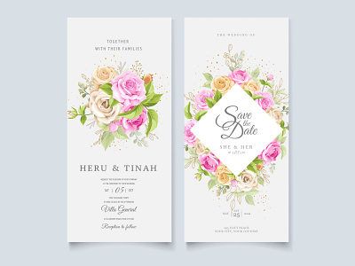 wedding stationary template collection background card collection decoration decorative design element floral graphic illustration invitation pattern retro set stationary style template vintage wedding white