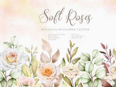 Elegant Soft Rose Wedding Invitation bundle collection