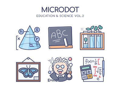 Education & Science Vol.2 design education graphicdesign icon illustration logo science ui vector web