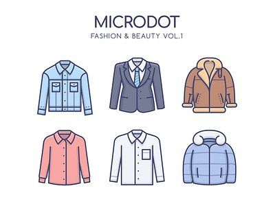 Fashion & Beauty Vol.1 Icon Set design fashion icon illustration ui vector web