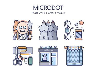 Fashion & Beauty Vol.3 clothes design fashion fashiondesign graphicdesign icon illustration logo ui vector web