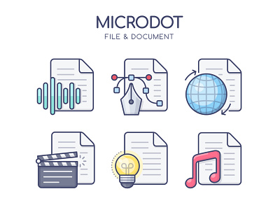 File & Document design document file graphicdesign icon illustration ui vector web