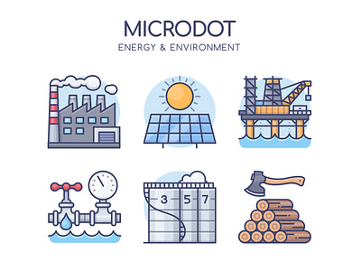 Energy & Environment design energy environment graphicdesign icon illustration logo power ui vector web