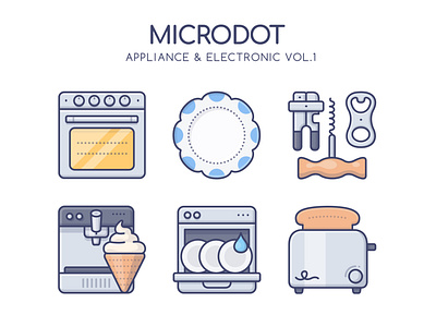 Appliance Electronic Vol.1 appliances design graphicdesign icon illustration logo ui vector web