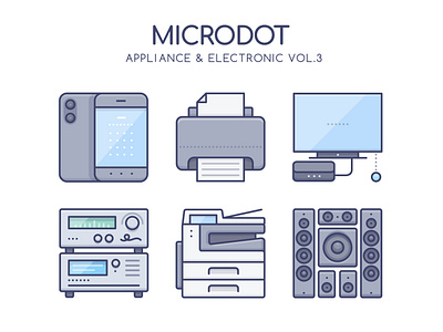 Appliance Electronic Vol.3 design graphicdesign icon illustration ui vector web