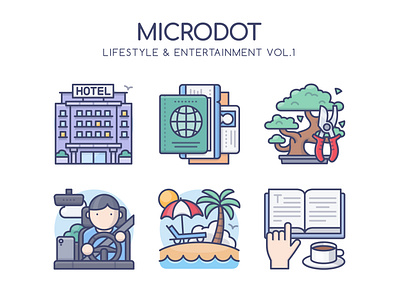Lifestyle & Entertainment Vol.1 design graphicdesign icon illustration logo ui vector web