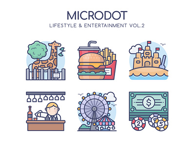 Lifestyle Entertainment Vol.2 design graphicdesign icon illustration logo ui vector web