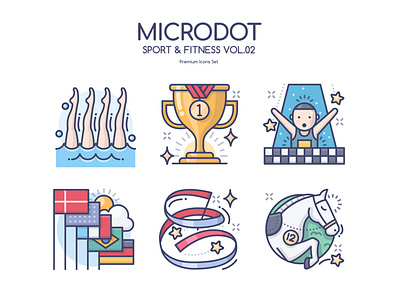 Sport Fitness Vol.2 icon illustration sport sports ui