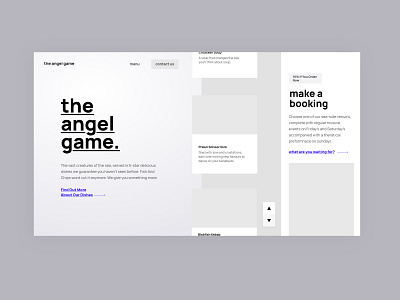 Website Landing Page Wireframe