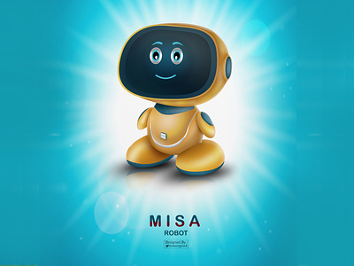 Misa Robot design drawing future head hero heroes illustration illustration art illustrator misa robot logo vector vector art