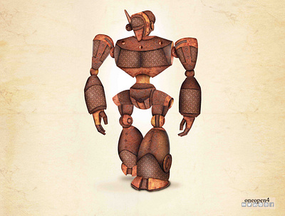 Iron man adobe character design drawing illustrator iron ironman photoshop rust rusty vector